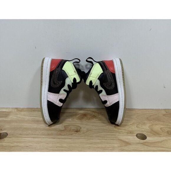 Nike Air Jordan 1 Mid TD Glow in the Dark AV5172-076 Little Kids Size 4c - Picture 5 of 8